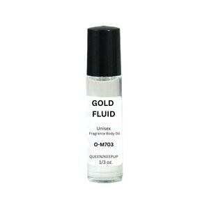 Gold Fluid (Unisex) Body Oil 10 ml Fragrance All Natural 1/3 oz Roll-On Scent